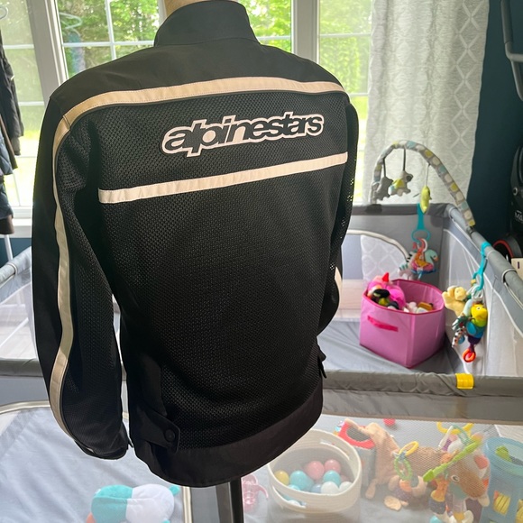 Alpinestars Stella Breeze Black Motorcycle Jacket L Women's Padded - Picture 2 of 4